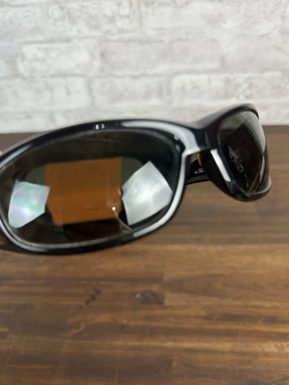 Kaenon Men's Brown Polarized Full Rim Rhino Wrap Sunglasses With Case 5066